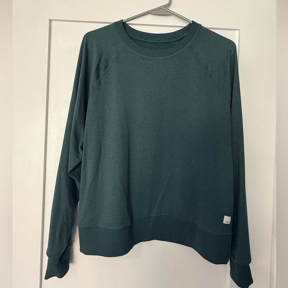 Vuori Women's Halo Crew - Dark Blue-Green